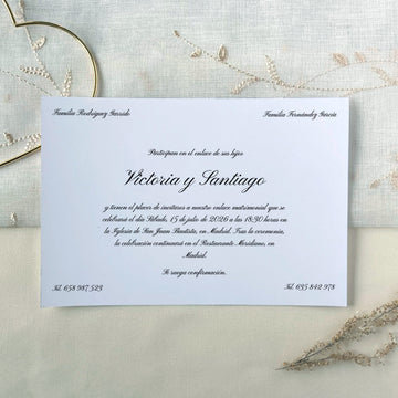 InvitaMagia - Invitación de Boda Classic Wedding