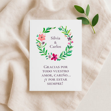 Agradecimiento Floral Crown