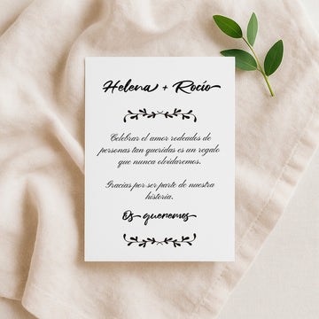 Agradecimiento Modern & Simple