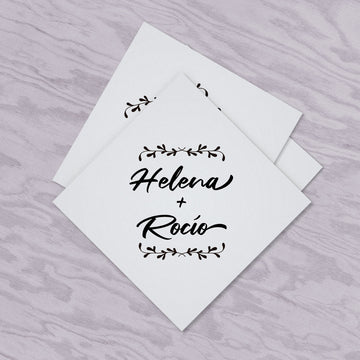 InvitaMagia - Etiqueta para detalle de Boda Modern & Simple
