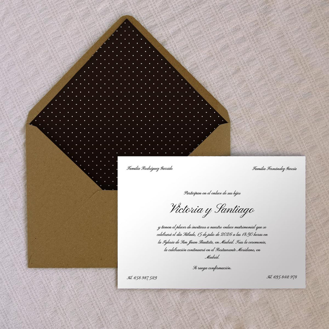 InvitaMagia - Invitación de Boda Classic Wedding