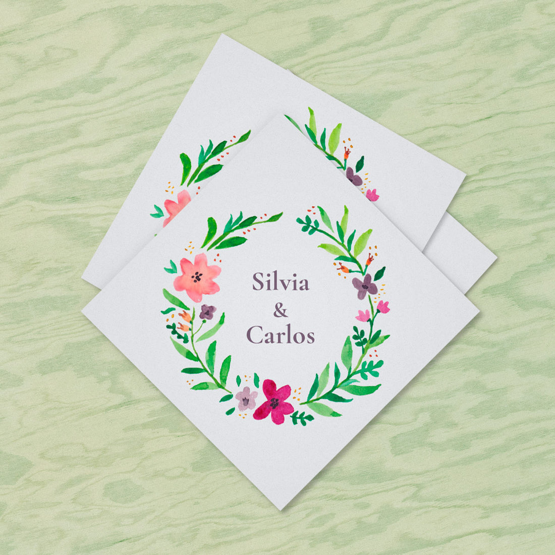 Invitamagia | Etiqueta para detalles de bodas Floral Crown