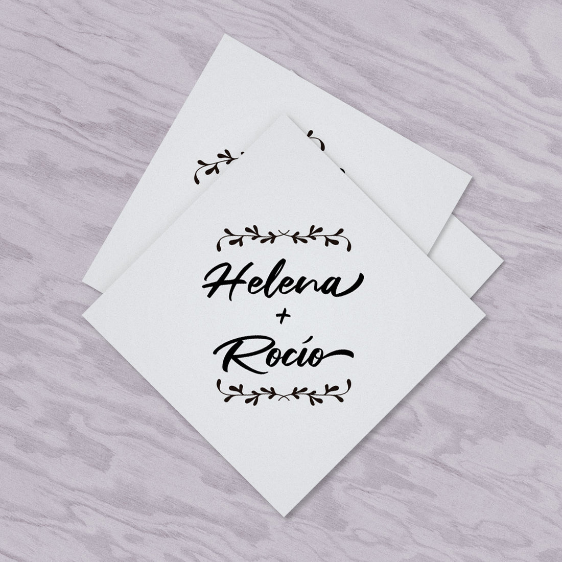 InvitaMagia - Etiqueta para detalle de Boda Modern & Simple