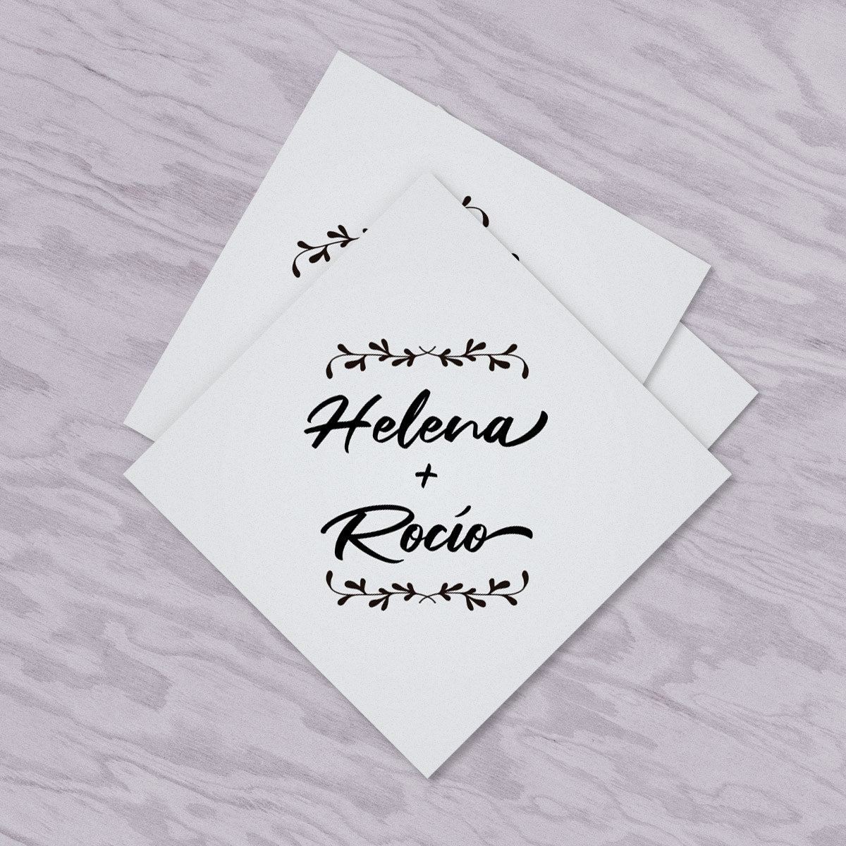 InvitaMagia - Etiqueta para detalle de Boda Modern & Simple
