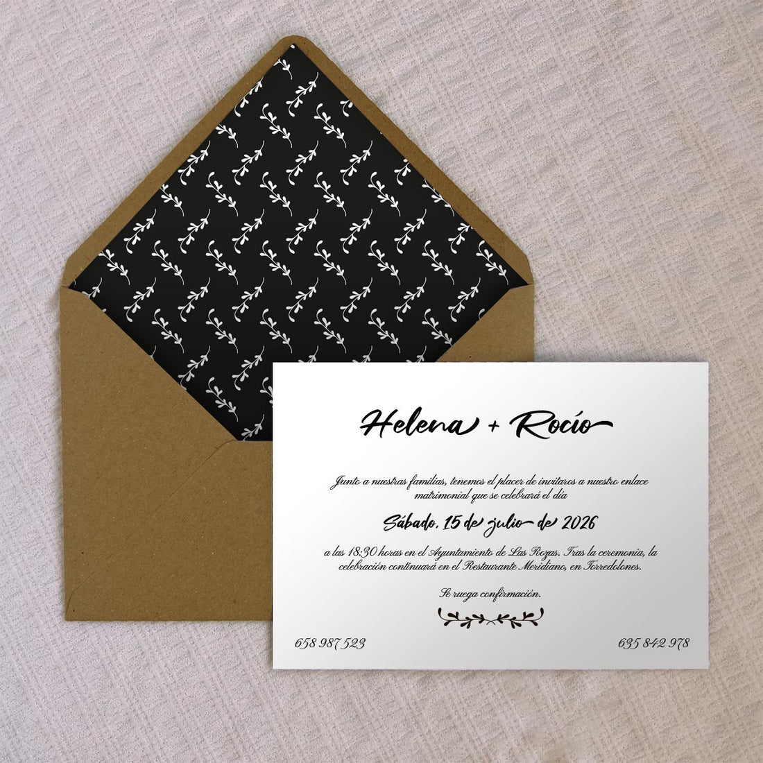InvitaMagia - Invitación de Boda Modern & Simple