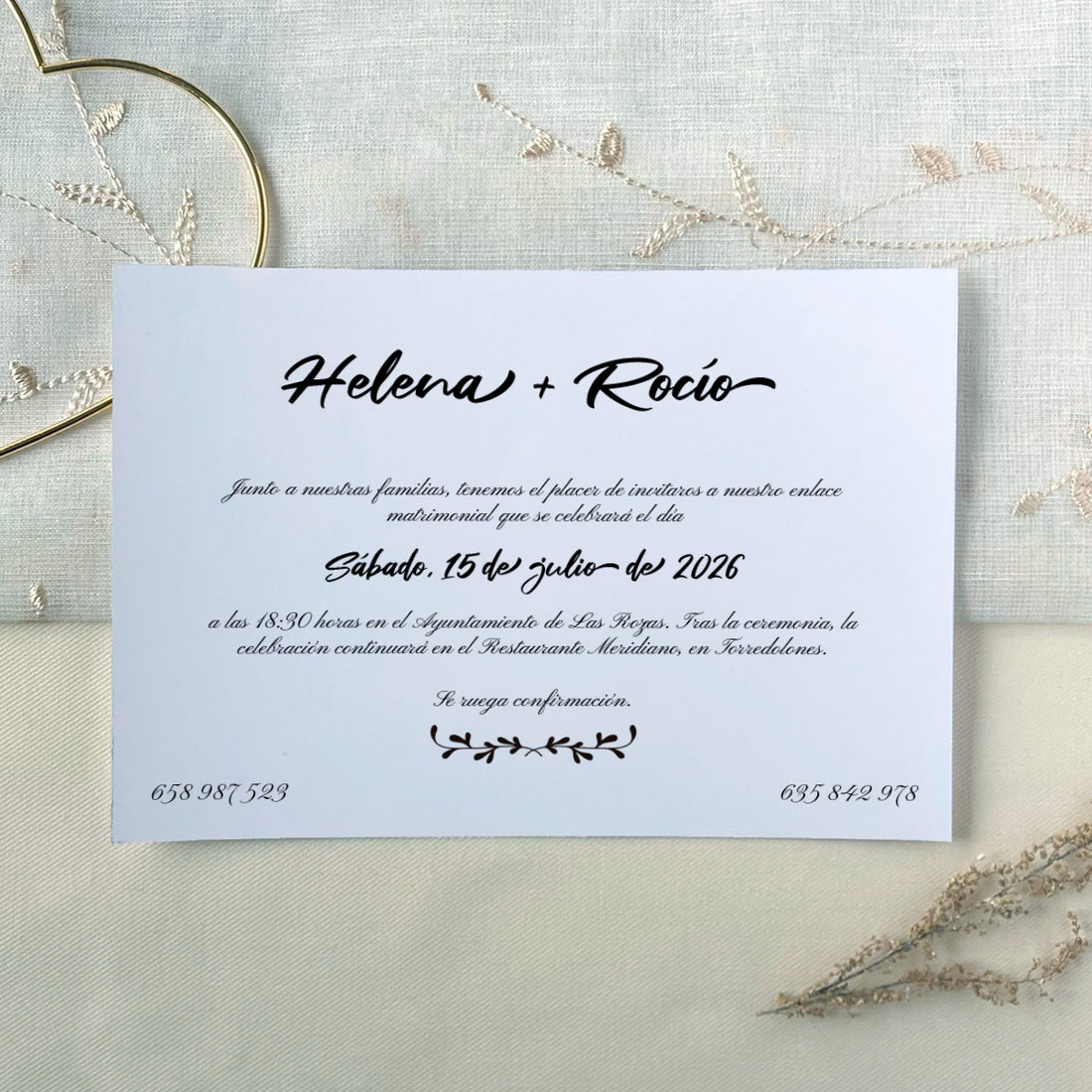 InvitaMagia - Invitación de Boda Modern & Simple