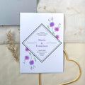 Invitamagia - Invitación de boda Pink Rhombus