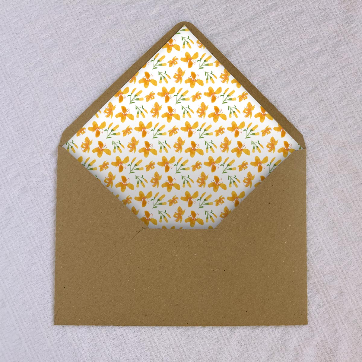 InvitaMagia - Sobre para Invitación de Boda St. John's Flower 