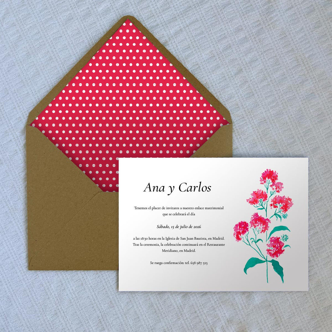 InvitaMagia - Invitación de Boda Valerian Wed