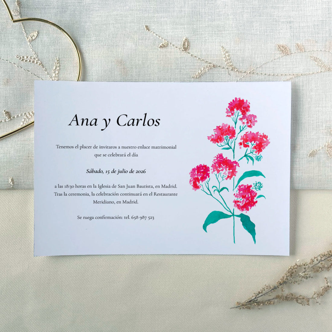 InvitaMagia - Invitación de Boda Valerian Wed