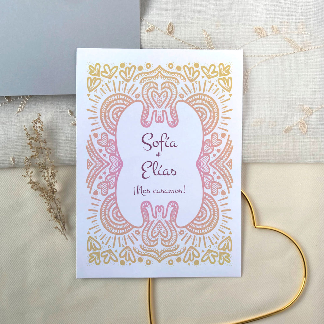 InvitaMagia - Invitación de Boda Yogui Love