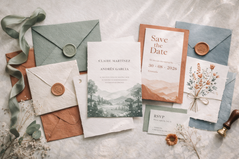 Tendencias para invitaciones de boda en 2026 - InvitaMagia