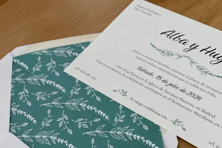 Qué poner en una invitación de boda: información imprescindible
